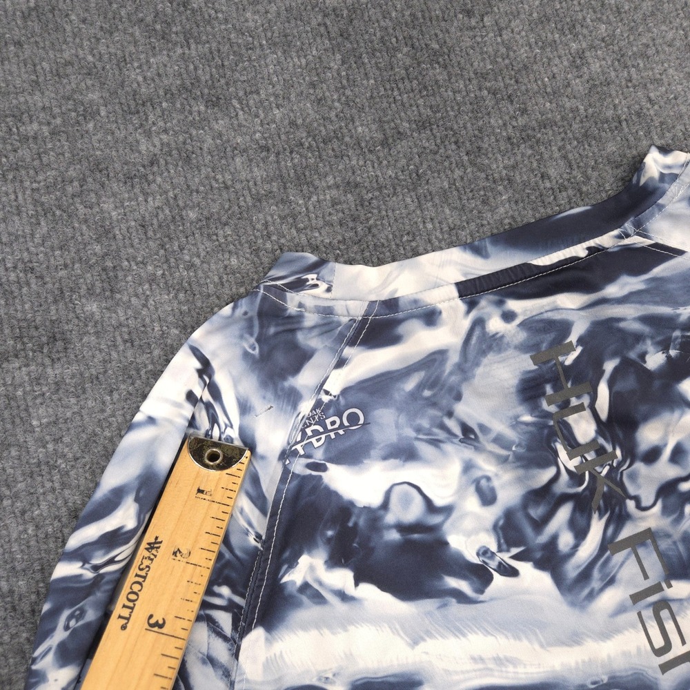 Huk Pursuit Shirt Mens XL Hydro Ice Mossy Oak Camo Performance Fishing Outdoor - Picture 8 of 8
